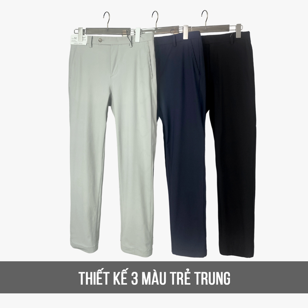 Quần tây nam MOFAR dáng ống côn phong cách hàn quốc QAM003
