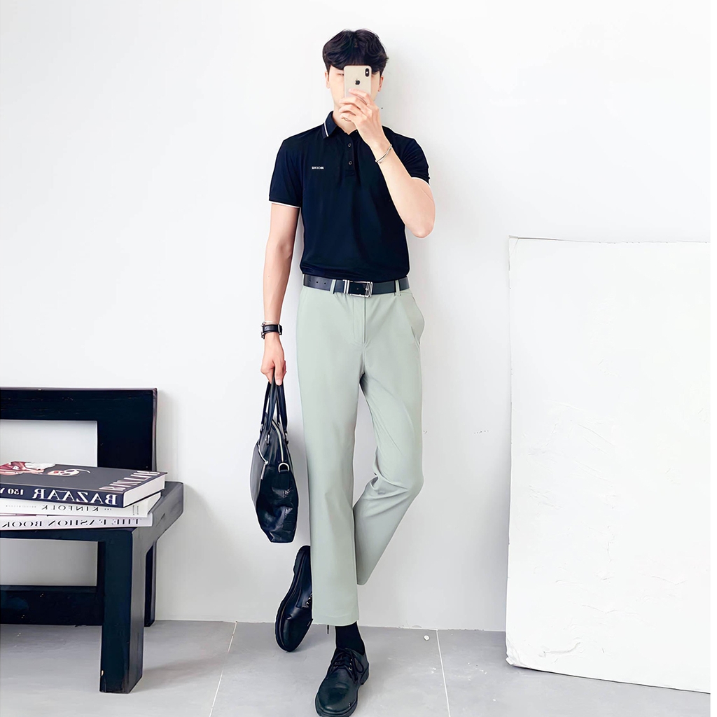 Quần tây nam MOFAR dáng ống côn phong cách hàn quốc QAM003