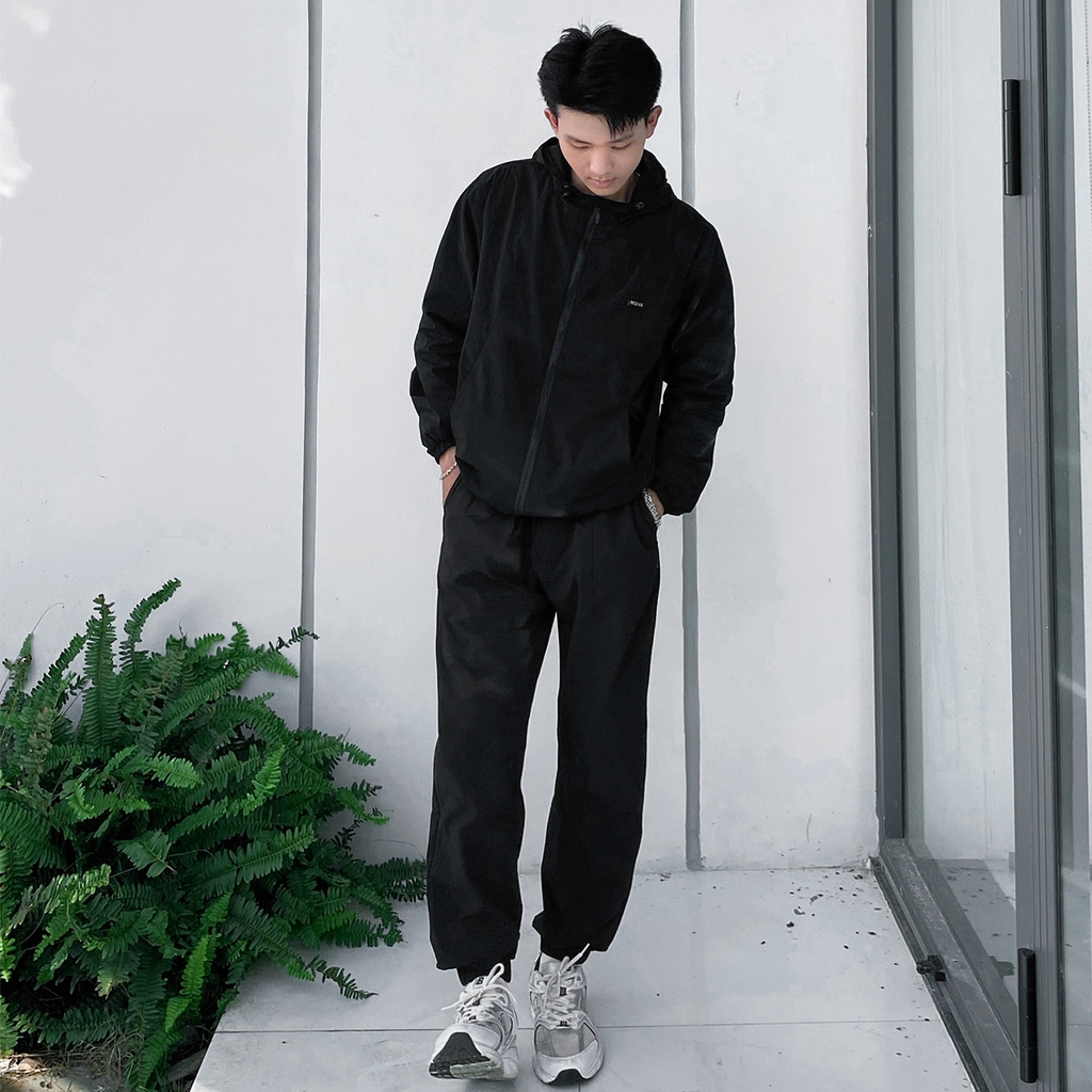 Quần Jogger Nữ Túi Hộp dáng ống rộng thể thao chất liệu gió 2 lớp cao cấp QJ013