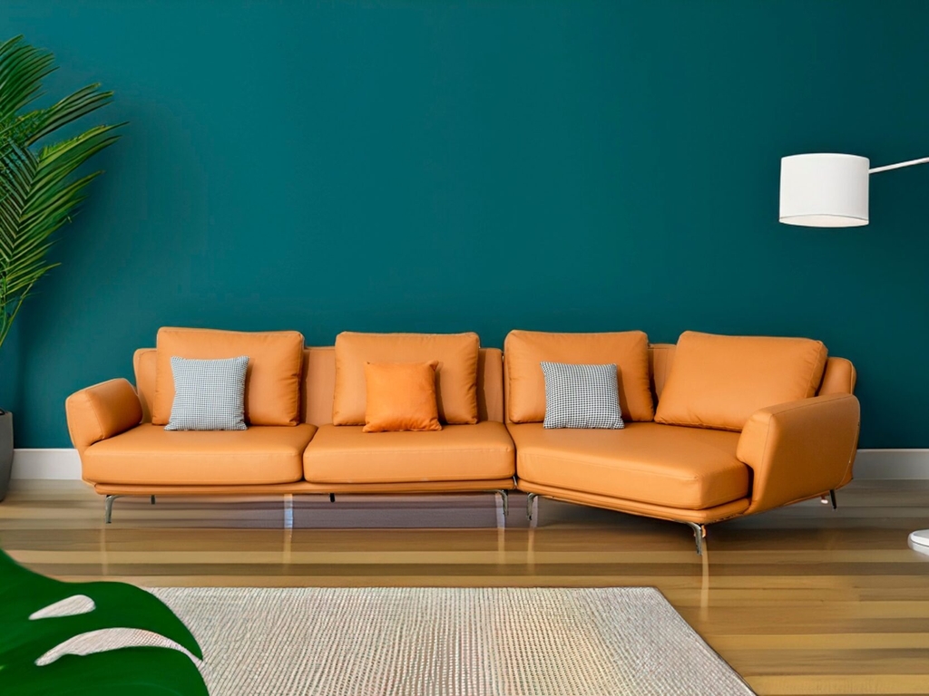 Bộ Sofa Da 2 Băng Góc Phải