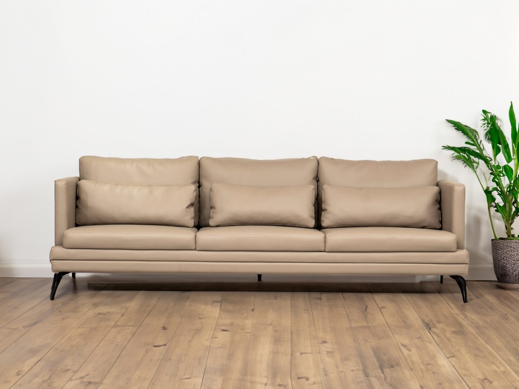 Bộ Sofa Da 3 Băng Góc Phải QP220