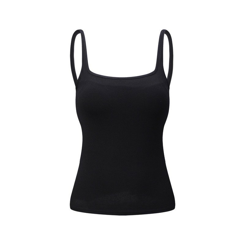 Áo 2 dây cotton liền bra dài - PYMBR044