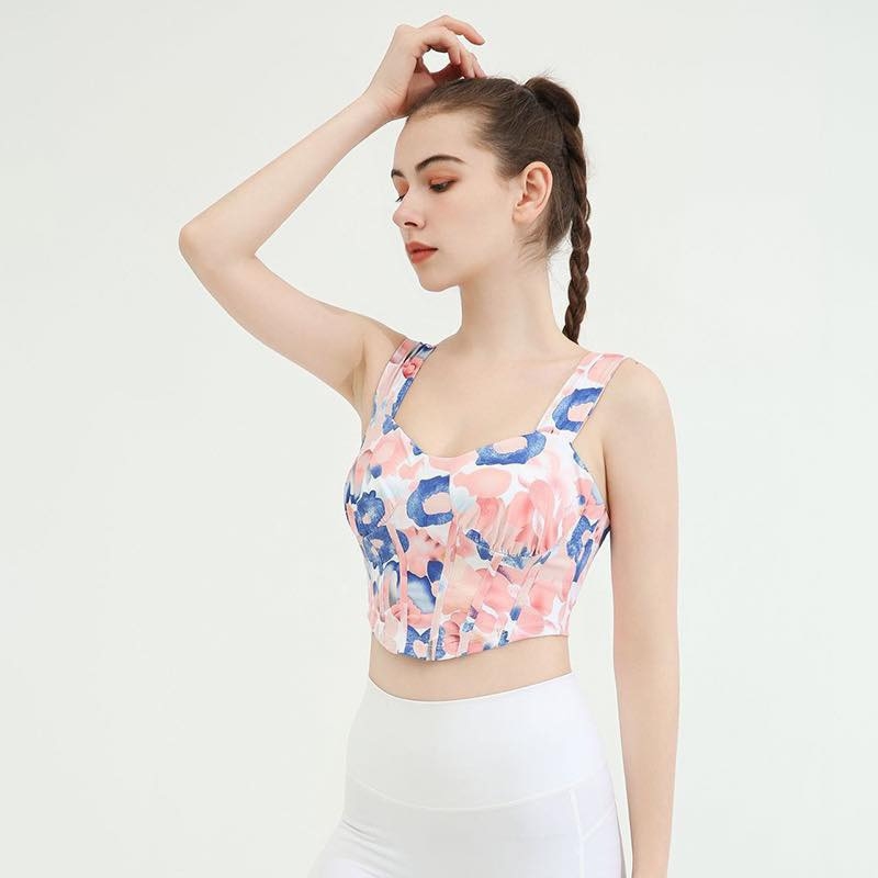 Áo Crop Bra Hoạ Tiết - PYMBR067