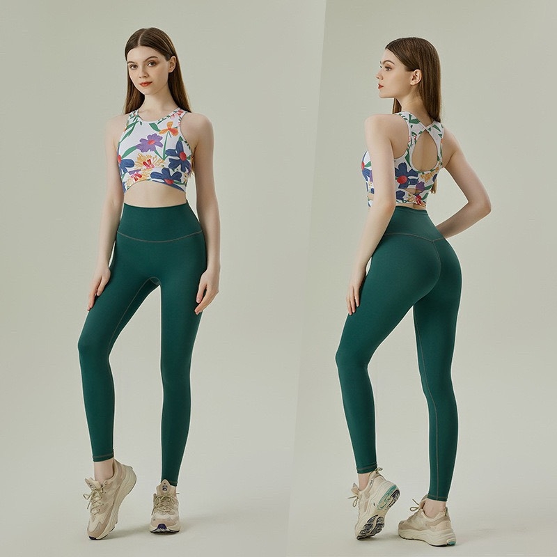 Set Bra Hoạ Tiết + Legging - PYMS020