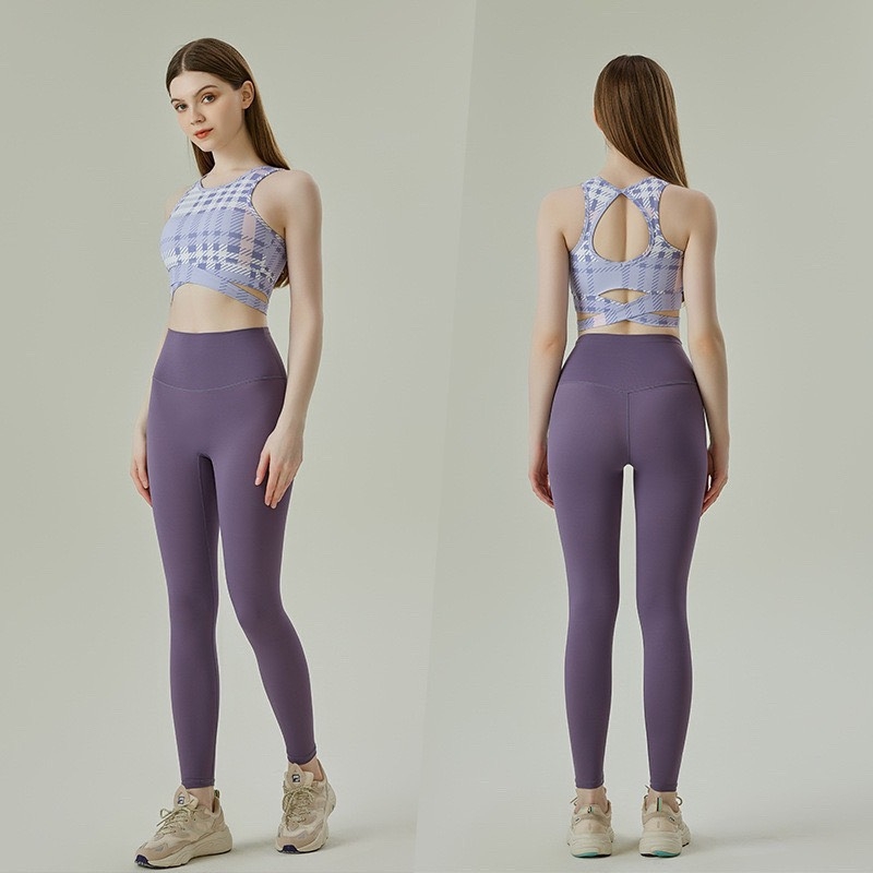 Set Bra Hoạ Tiết + Legging - PYMS020