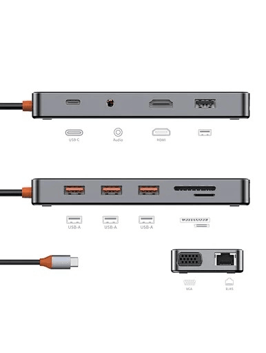 HUB 12 IN 1 WIWU CYBER USB-C CB012