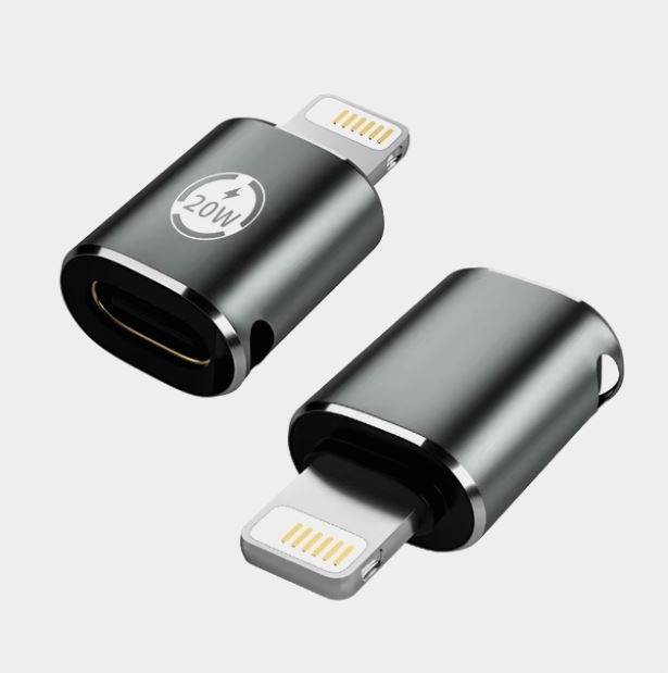 Đầu chuyển type C to lightning sạc nhanh PD 20w cho Iphone