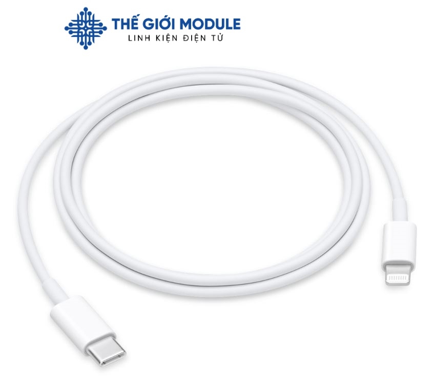 Dây cáp sạc nhanh Type C to Lightning PD 20w cho Iphone dài 1m