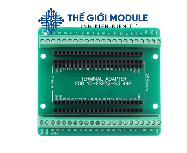 Đế ra chân mở rộng ESP32-S3 44P | Thế Giới Module
