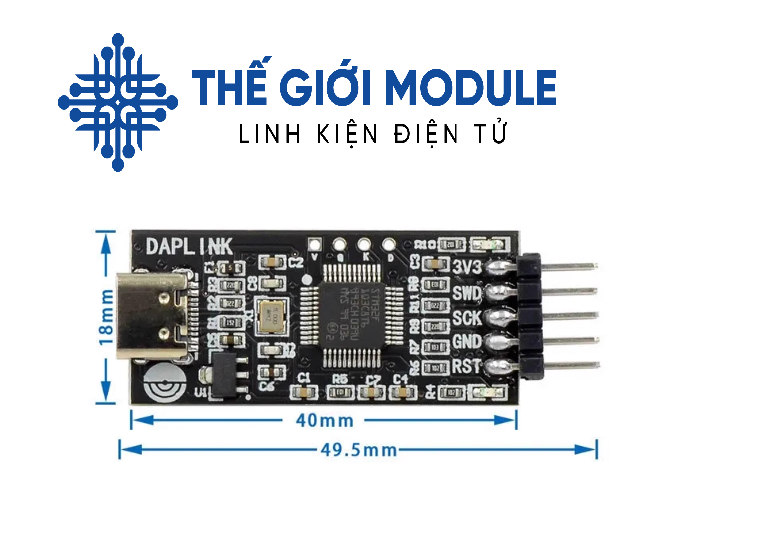 Mạch nạp DAPLINK STM32 cổng Type-C - Không kèm cáp USB type C | Thế ...