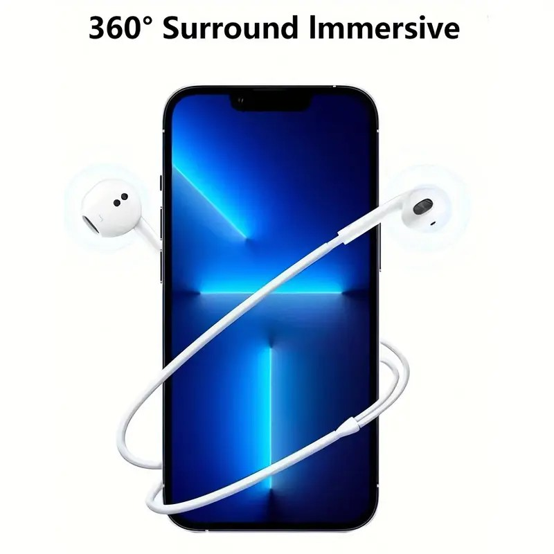 USB C Earbuds, Bass Stereo Headphones, In-Ear Headphones Earphones for Calls and Music, C-Type Wired Headphones, Audio Electronic Products