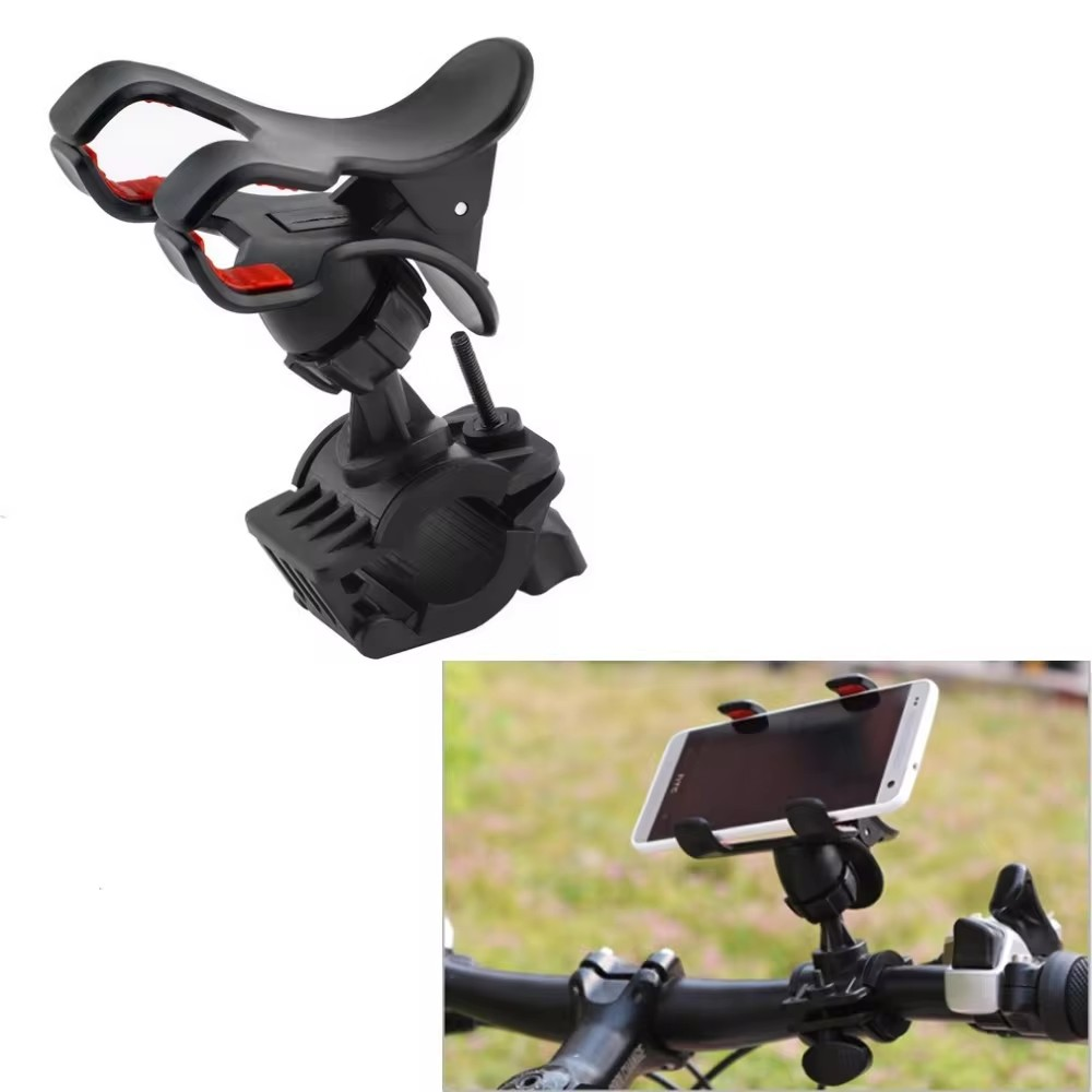 Mobile Phone Holders Live Streaming Microphone Stand Bicycle Motor Bike Rotating Phone Support Accessories
