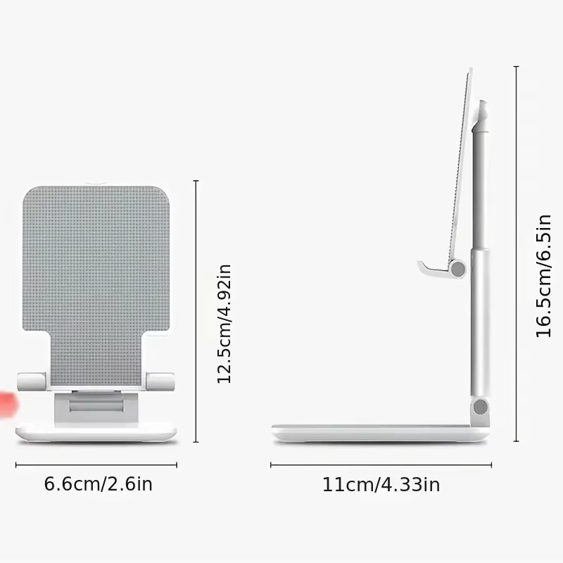 Desktop Phone Holder Stand Mobile Phone Support Adjustable Angle Height Cell Phone Stand Universal for All Smart Phones