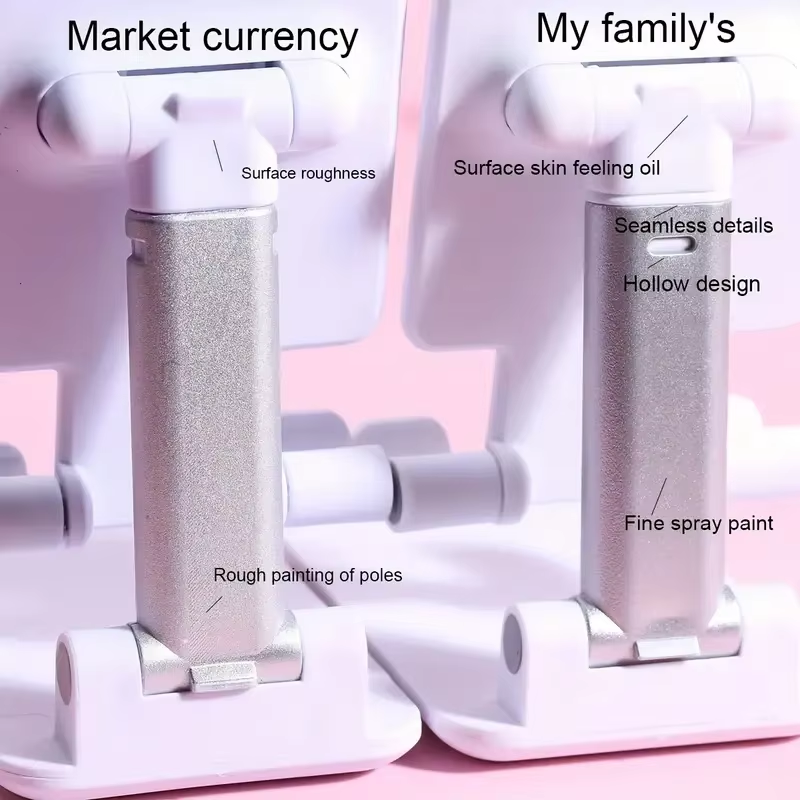 Desktop Phone Holder Stand Mobile Phone Support Adjustable Angle Height Cell Phone Stand Universal for All Smart Phones