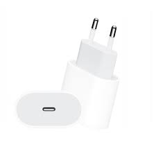 Set Charger for Iphone - Accessory Fast Charger PD 20W - with Lightning to Type-C Cable - White