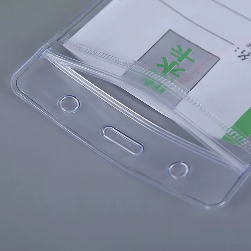 Waterproof Transparent Card Holder Plastic Id Card Badge Holders Case To Protect Credit Cards Card Protector Cardholder