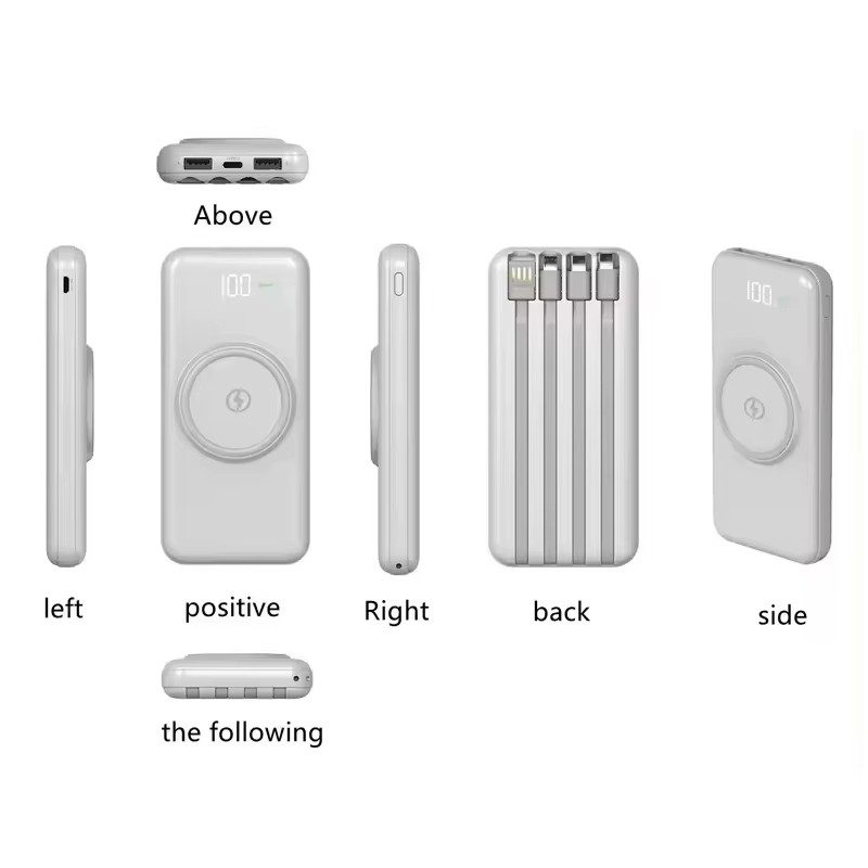 Fast Quick Charge 20000Mah Power Banks Mobile Phone Portable Powerbank 20000Mah Charger Wireless Power Bank