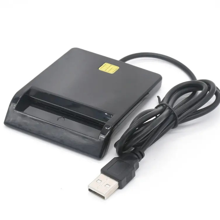 ID reader -USB chip Smart Card Reader DNIE ATM CAC IC ID SIM Card Reader for Windows Linux Memory card
