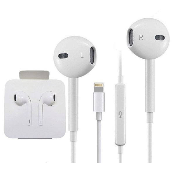 Lightning Earphones For Apple iPhone, Ipad Aple Wired Call Earbud No Bluetooth Required