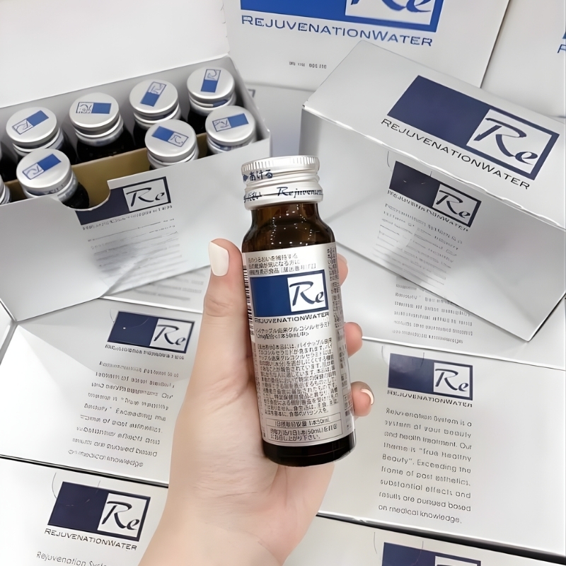 Nước Uống Hỗ Trợ Thải Độc, Lọc Máu RE Rejuvenation Water [Hộp 10 chai]