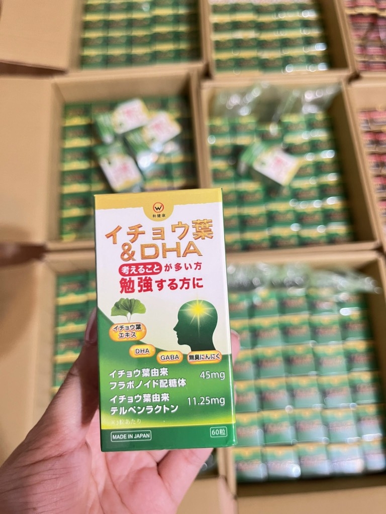 Viên Uống Tiền Đình Bổ Não Cao Cấp DHA + ICHOHA Wakenko [60 Viên]