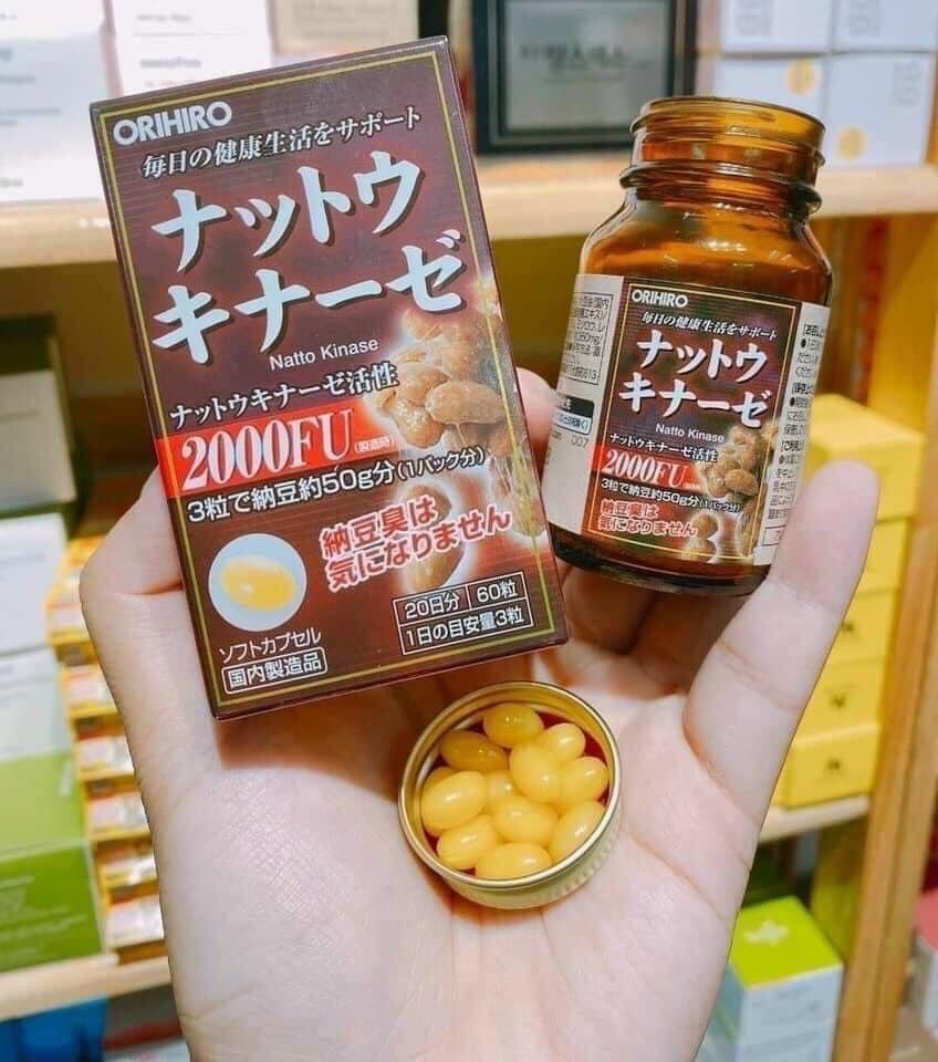 Viên Uống Chống Đột Quỵ Orihiro Natto Kinase 2000FU [60 Viên]