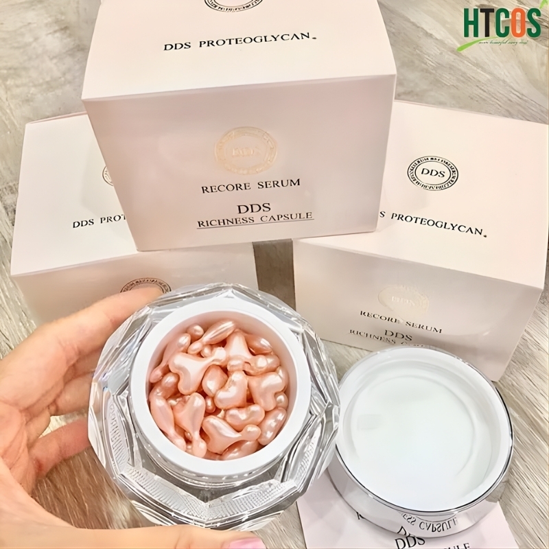 Serum Sụn Mũi Cá Hồi White DDS Richness Capsule [Hộp Hồng 48 Viên]