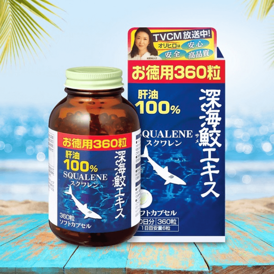 Viên Uống Dầu Cá Orihiro Squalene Nhật Bản [360 Viên]