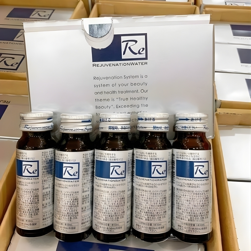 Nước Uống Hỗ Trợ Thải Độc, Lọc Máu RE Rejuvenation Water [Hộp 10 chai]