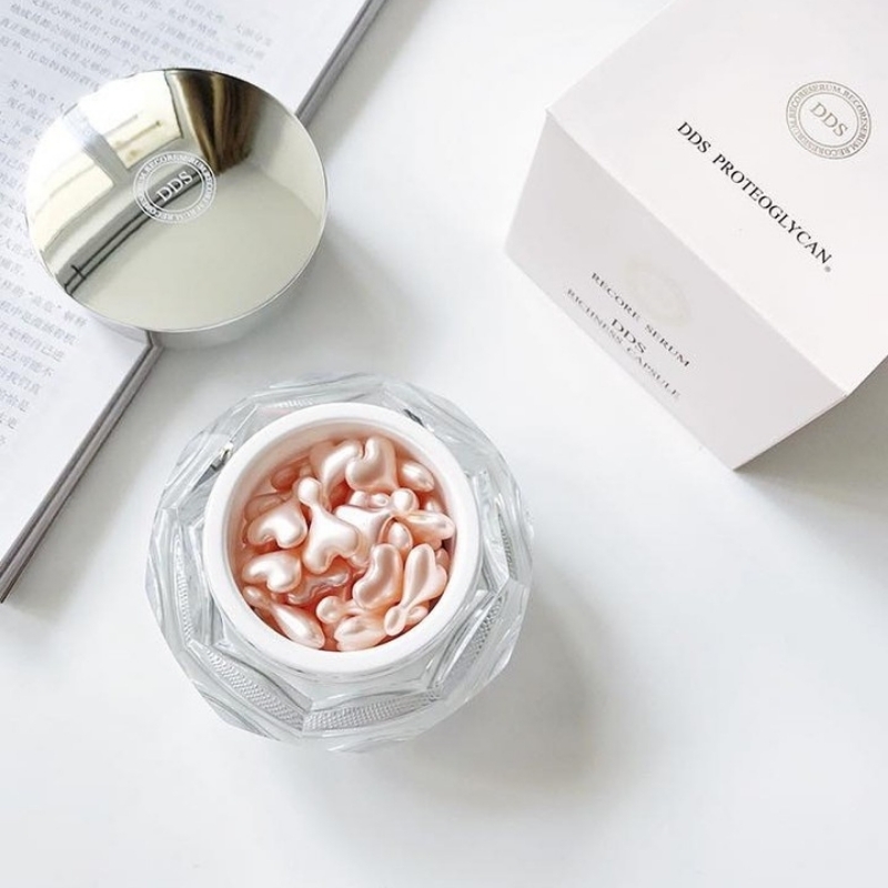 Serum Sụn Mũi Cá Hồi White DDS Richness Capsule [Hộp Hồng 48 Viên]