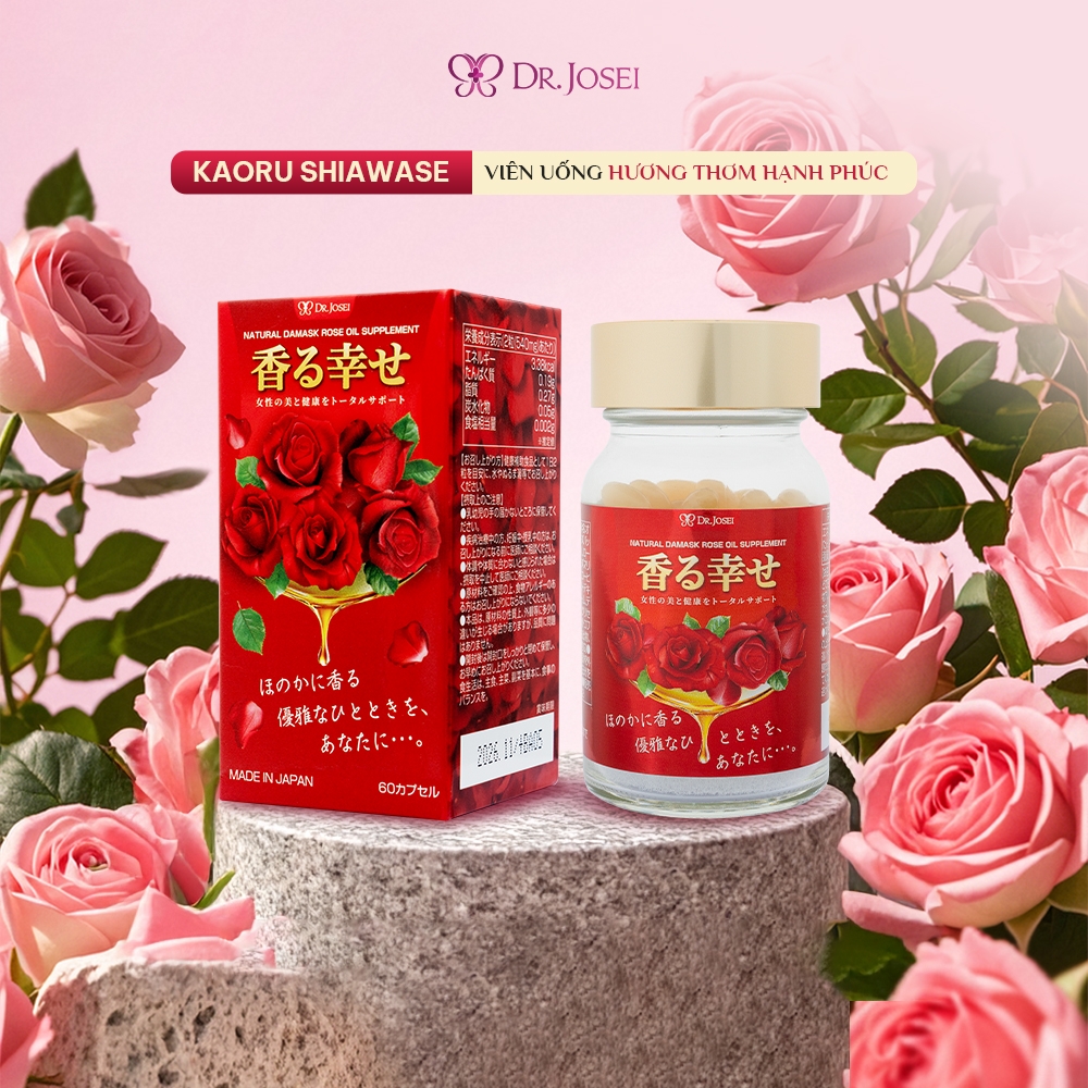 Viên Uống Thơm Cơ Thể Kaoru Shiawase Dr.Josei [60 Viên]