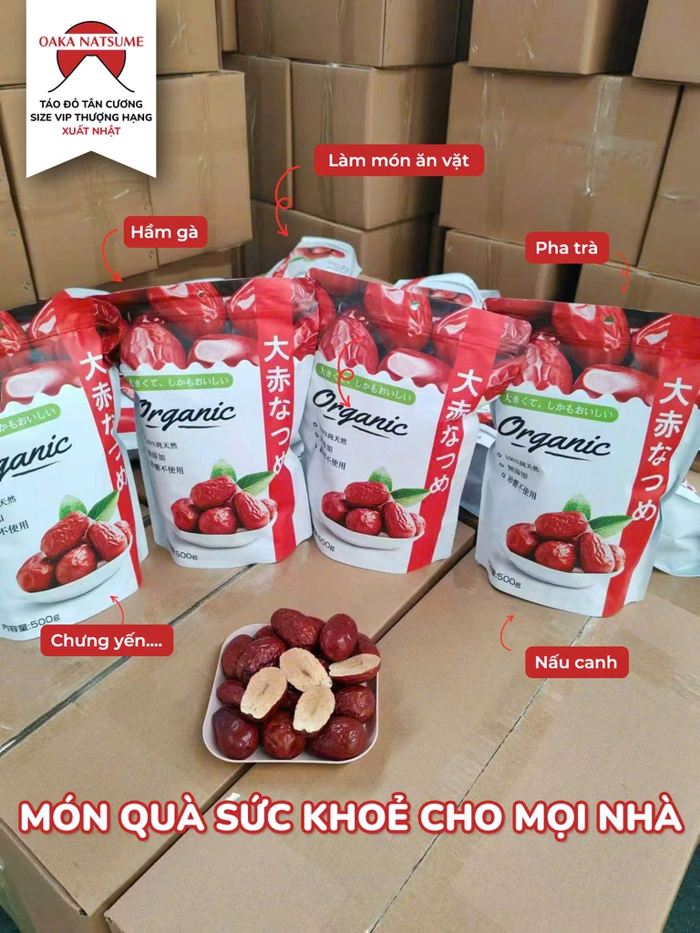Táo Đỏ Tân Cương Size Vip Thượng Hạng Oaka Natsume Nhật Bản [Gói 500gr]