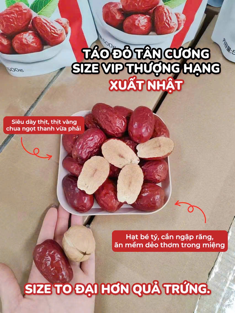 Táo Đỏ Tân Cương Size Vip Thượng Hạng Oaka Natsume Nhật Bản [Gói 500gr]