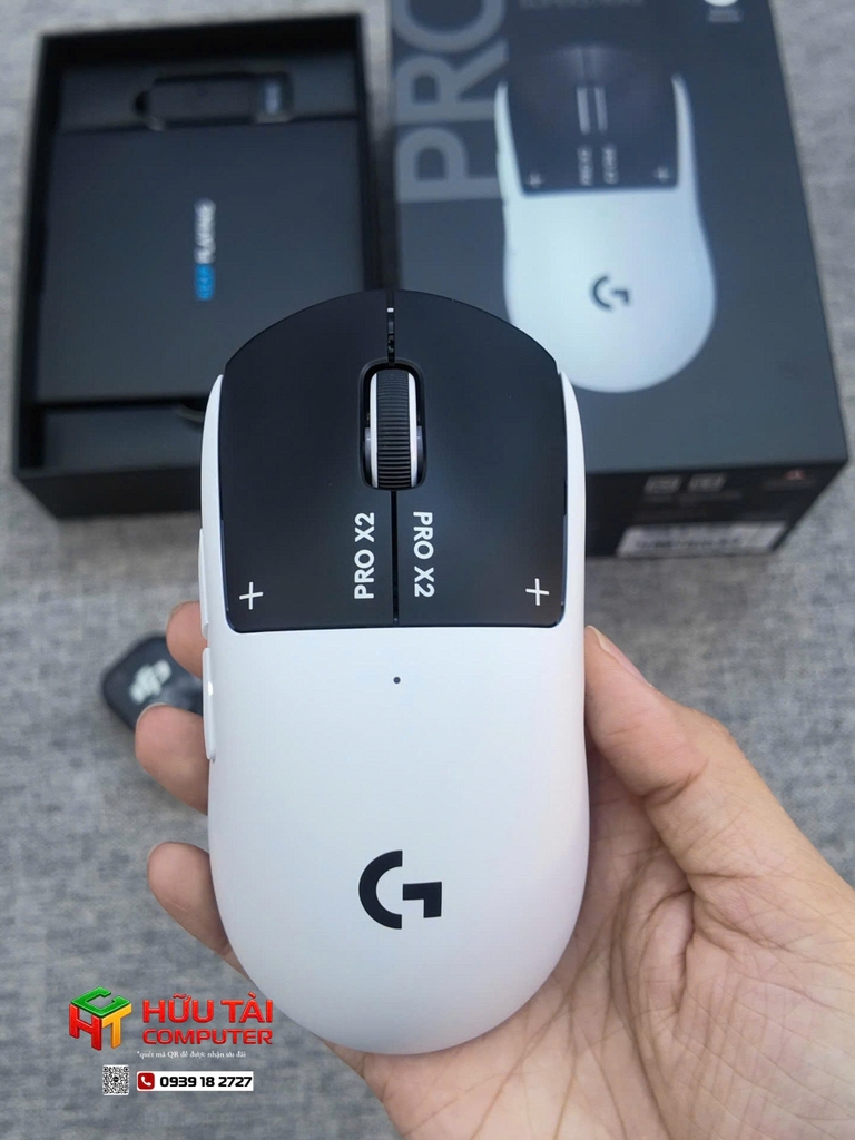 Chuột gaming không dây Logitech Pro X2 Superstrike Lightspeed