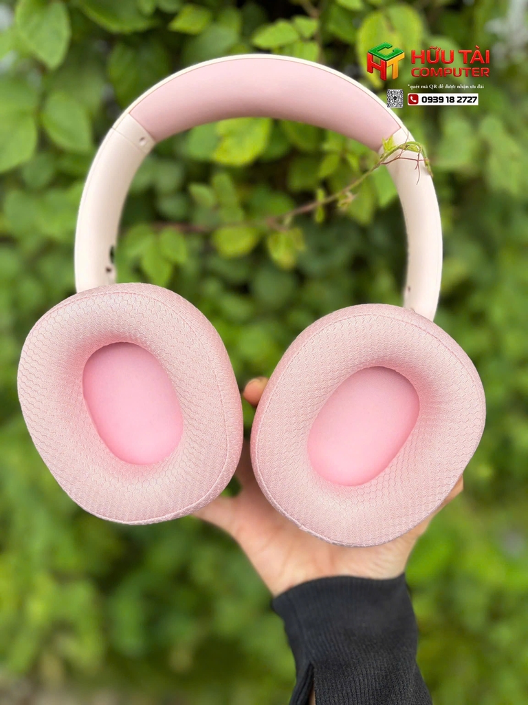 Tai Nghe Gaming Không Dây AULA G7 Pro PINK(Âm Thanh Vòm 7.1, Mic Chống Ồn AI, Đèn RGB)