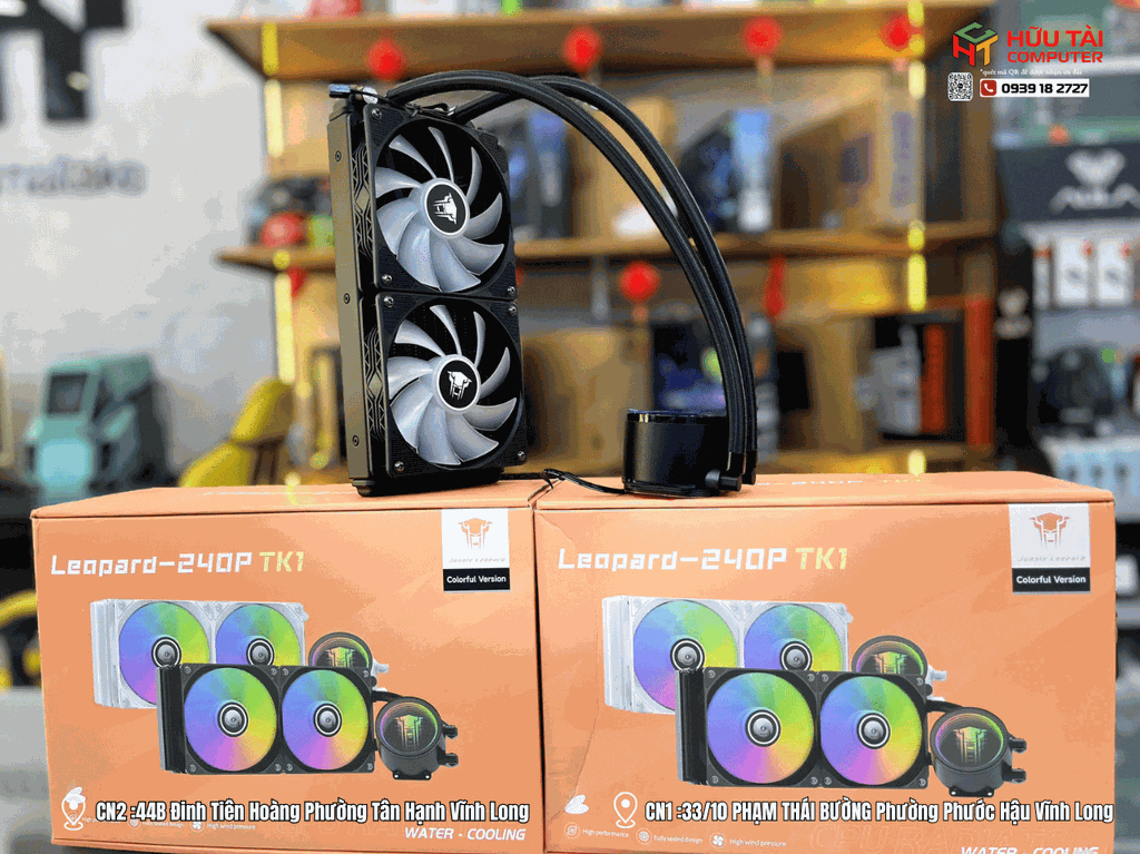 Tản nhiệt nước Leopard 240P TK1 Đen/Black