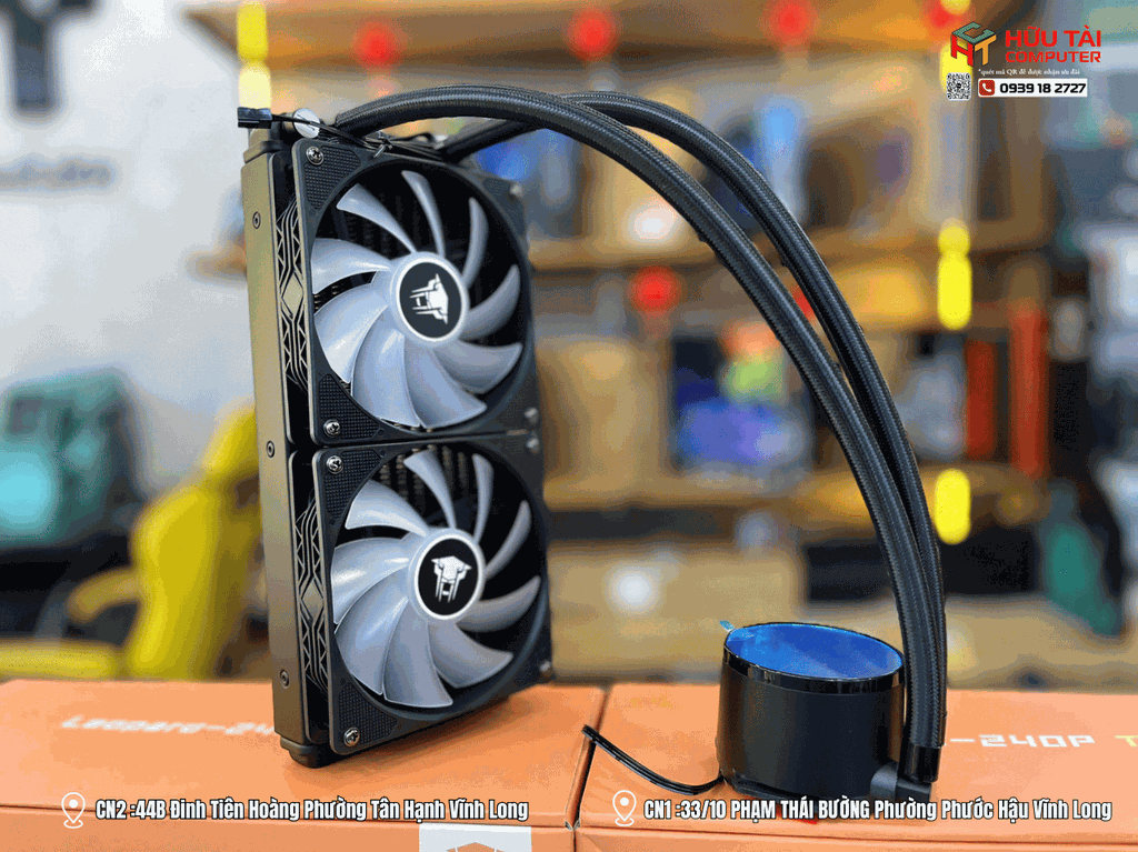 Tản nhiệt nước Leopard 240P TK1 Đen/Black