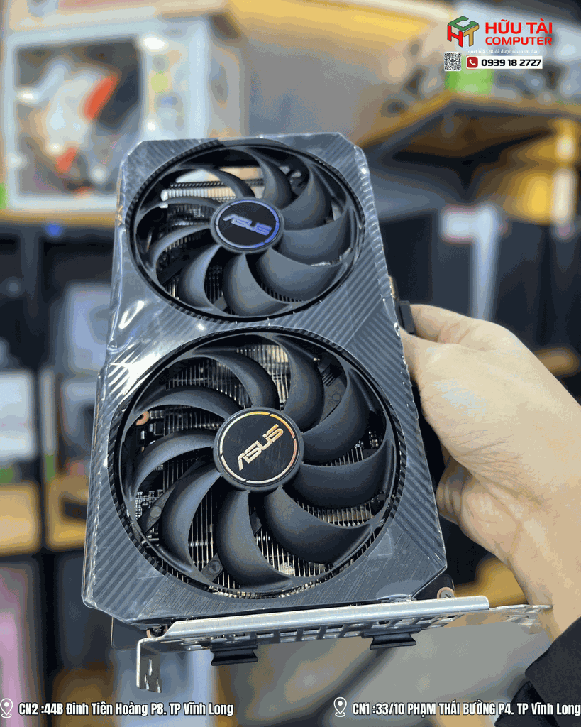VGA Asus DUAL RX 6500 XT OC 4GB V2 (DUAL-RX6500XT-O4G-V2)