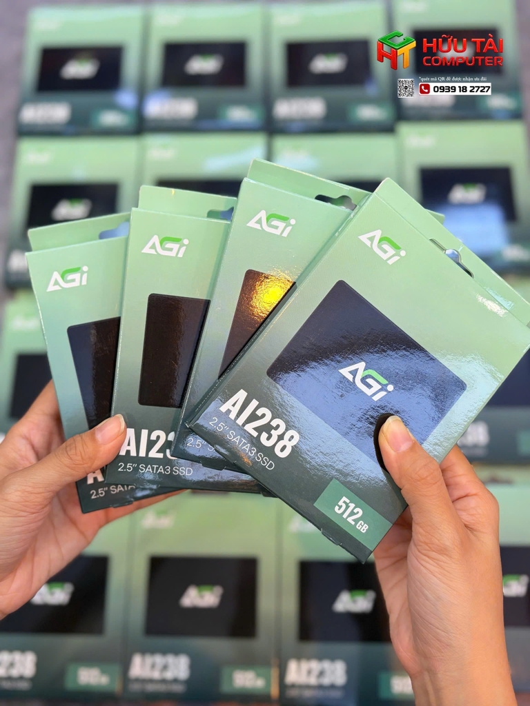 SSD AGI AI238 2.5 512G QLC RETAIL COLOR BOX (AGI500GIMAI238-CB)