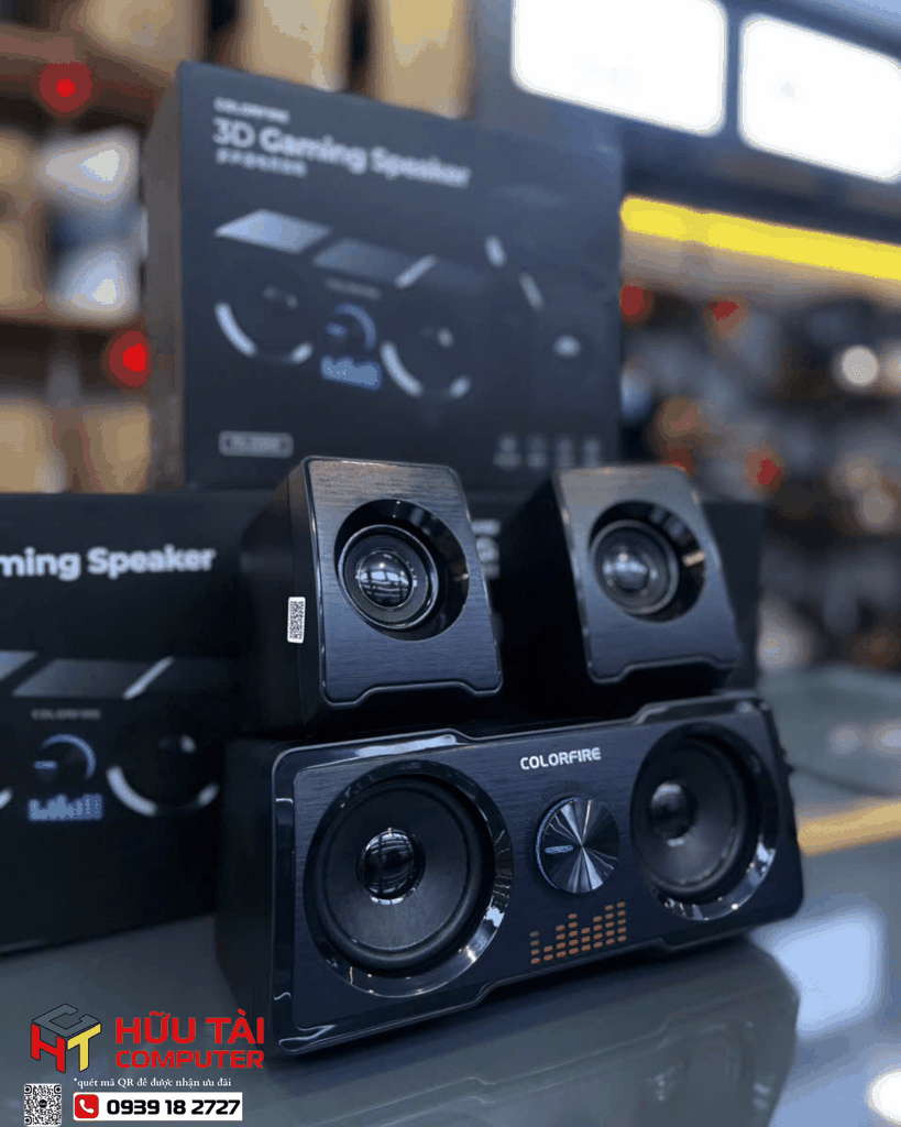 LOA COLORFIRE 3D RGB đen FS-D3101 có dây
