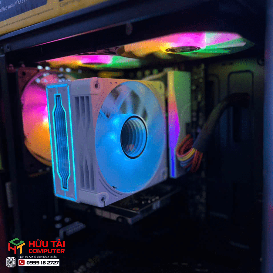 FULL PC GAMING HTC GAMING CPC X32B V3 (  MAIN HUANANZHI H610M-K , CPU Intel Core i3 12100F , RAM CENTAUR 8G/3200 , AGI AI198 256G NVME , AURA GP550 550W, Huananzhi RX550 4GB, Case Coolerplus CPC-EX32B   )