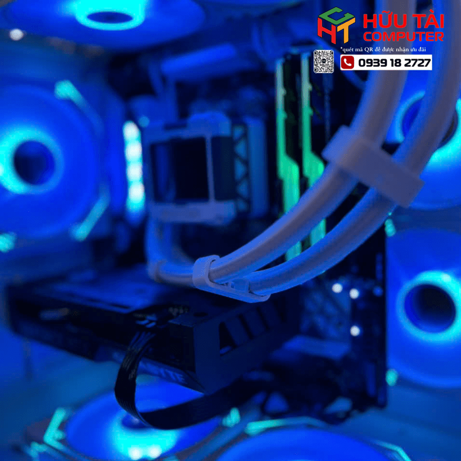 PC GAMING HTC JETEK CSGO2 D.VA2 WHITE ( ASROCK B550M STEEL LEGEND , Ryzen 7 5700X3D, Ram G.Skill Trident Z RGB 16GB DDR4 3600MHz , SSD Apacer AS2280P4U 512G, MIK C650B 650W 80PLUS,   )