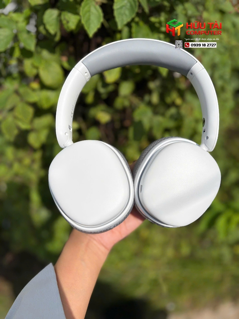 Tai Nghe Gaming Không Dây AULA G7 Pro WHITE (Âm Thanh Vòm 7.1, Mic Chống Ồn AI, Đèn RGB)