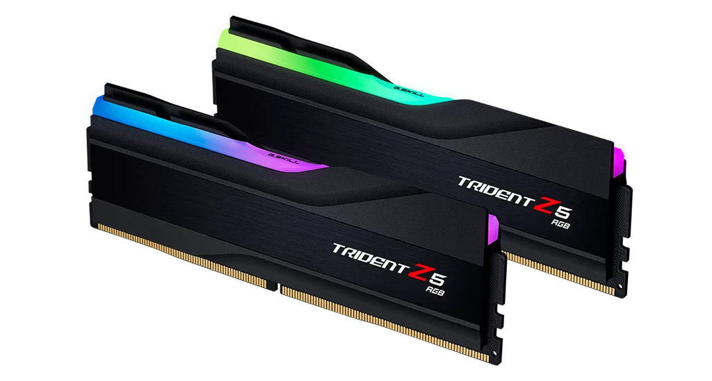 Ram Gskill Trident Z5 RGB 32GB (2x16GB) DDR5 6000Mhz (F5-6000J4040F16GX2-TZ5RK) - Black