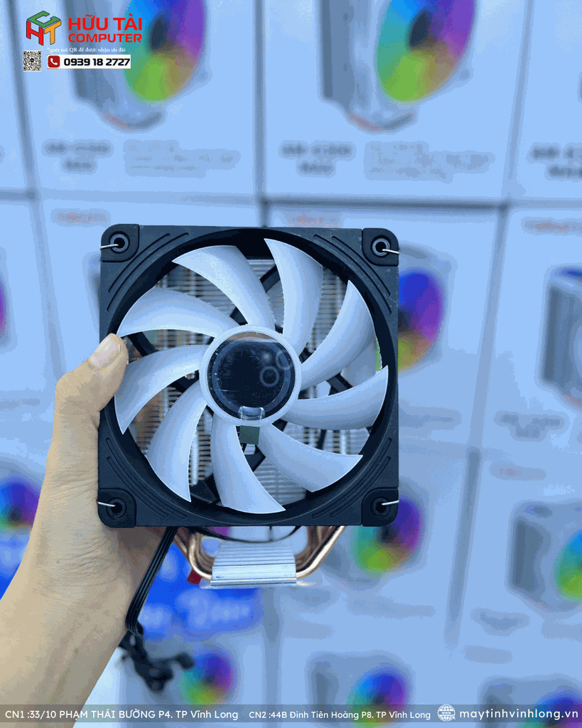 TẢN NHIỆT TOMATO AM6300 MAX BLACK ( VÔ CỰC)