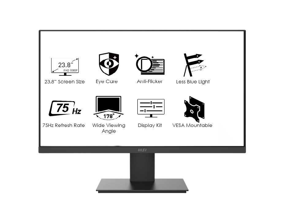 Màn hình MSI PRO MP241X 24 inch FHD VA