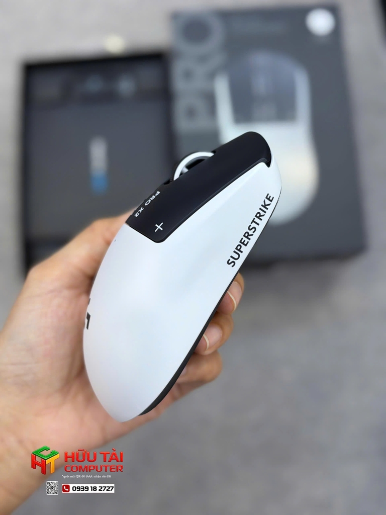 Chuột gaming không dây Logitech Pro X2 Superstrike Lightspeed