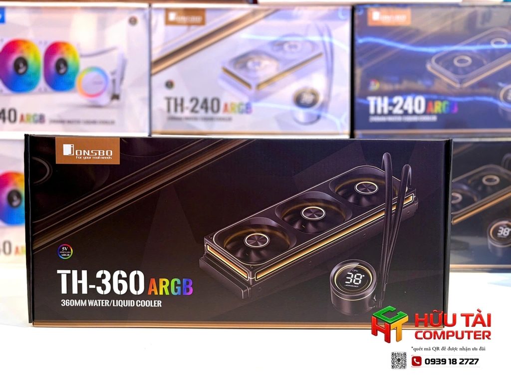 Tản nhiệt nước AIO JONSBO TH-360 ARGB - Đen/Black