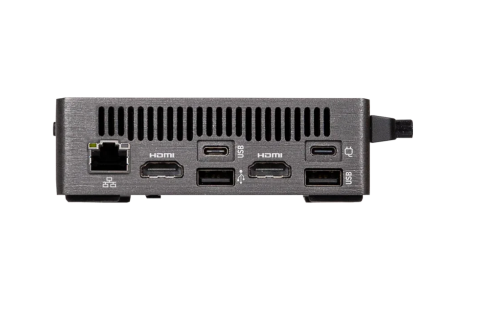 GIGABYTE BRIX (GB-BRU7-255H) Ultra7 255H/2xD5-6400 /2xNVMe/2xHDMI/1xUSB4/WF7/BT/1xLAN/VESA/nOS/ĐEN