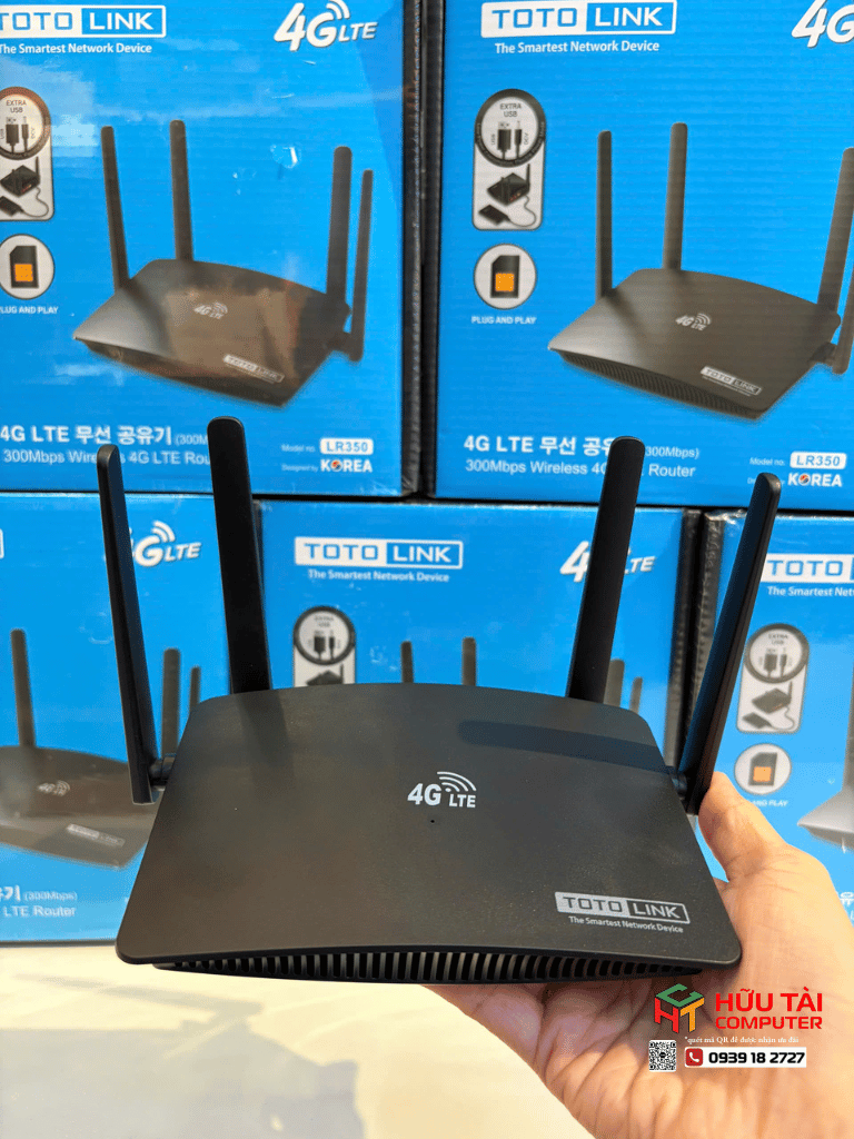 Bộ phát WiFi di động 4G LTE Totolink LR350